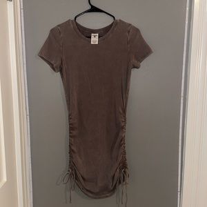Purple short sleeve dress from pink!